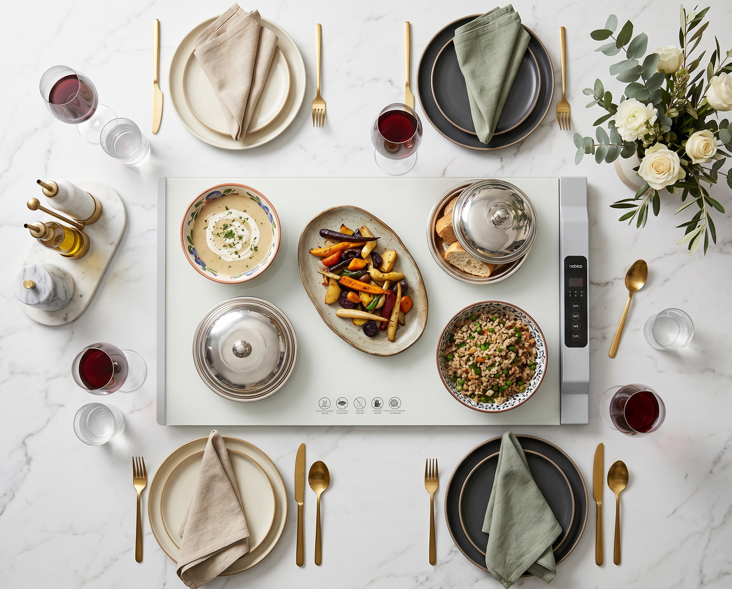 Rollable Electric Food Warming Mat